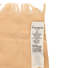 COACH SIGNATURE BEIGE STOLE