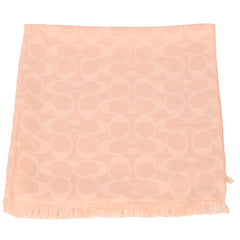 COACH SIGNATURE BLUSH PINK  STOLE