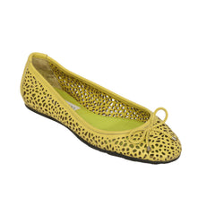 JIMMY CHOO EU - 37CUTOUT BOW FLATS