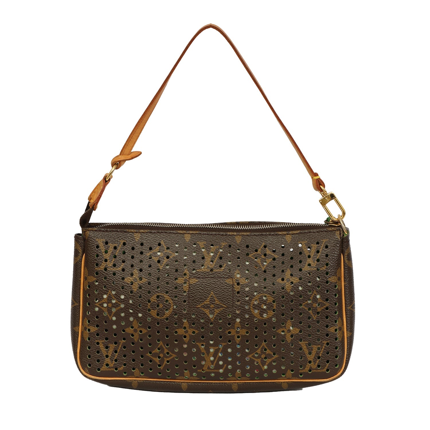 LOUIS VUITTON PERFORATED MONOGRAM POCHETTE ACCESSORIES BAG 