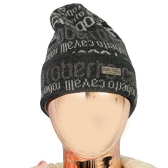 ROBERTO CAVALLI MONOGRAM RC BEANIE