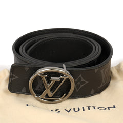 LOUIS VUITTON SIZE 100 CM /40 INCHES CIRCLE MONOGRAM  ECLIPSE BELT