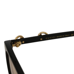GUCCI BLACK HORSEBIT SUNGLASSES 