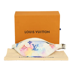LOUIS VUITTON WHITE DISCOVERY WATERCOLOR BUMBAG