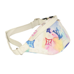 LOUIS VUITTON WHITE DISCOVERY WATERCOLOR BUMBAG