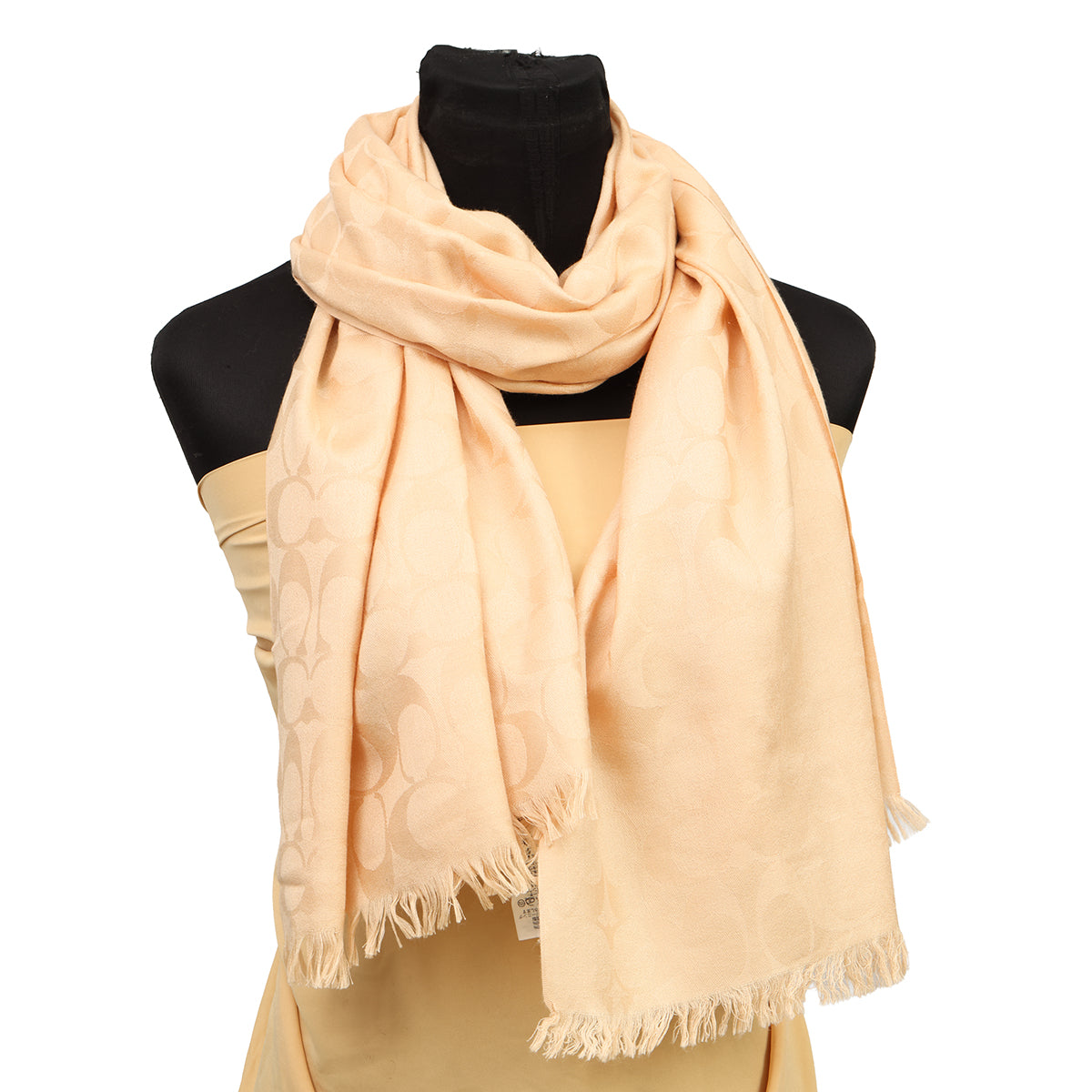 COACH SIGNATURE BEIGE STOLE