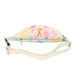 LOUIS VUITTON WHITE DISCOVERY WATERCOLOR BUMBAG