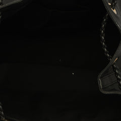 GUCCI GIFFORD BLACK LEATHER TOTE BAG