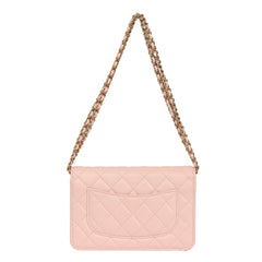 CHANEL QUILTED CLASSIC WALLET ON CHAIN