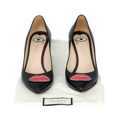 GUCCI EU 37 EYE LIP POINTED HEELS