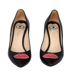 GUCCI EU 37 EYE LIP POINTED HEELS