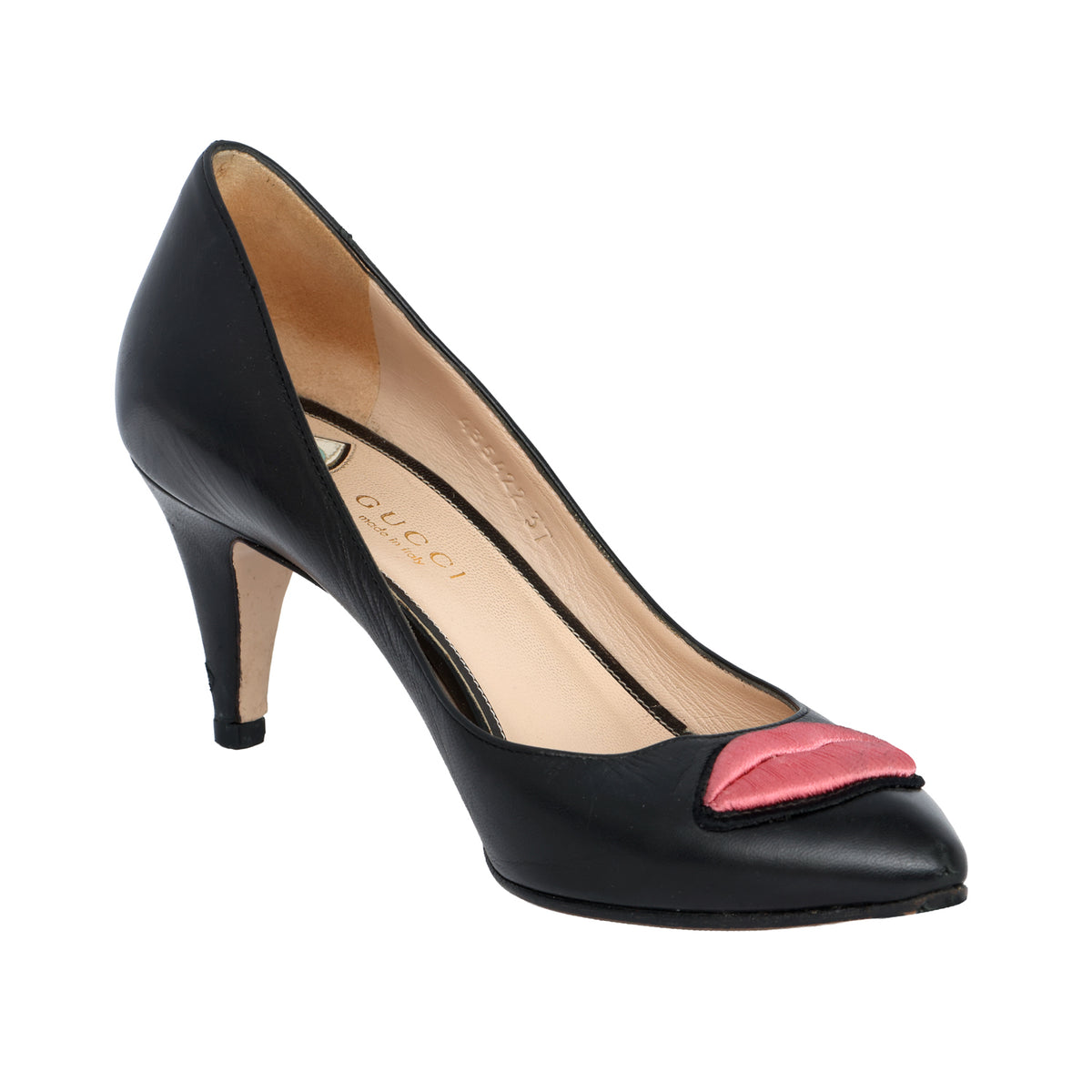GUCCI EU 37 EYE LIP POINTED HEELS