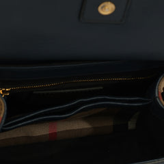 BURBERRY CAMBERLEY HOUSE CHECK LEATHER SHOULDER BAG