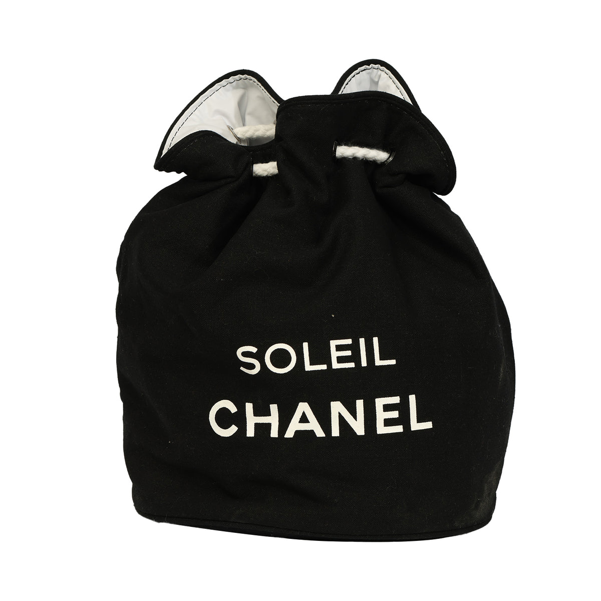 CHANEL SOLEIL CANVAS DRAWSTRING BUCKET  BACKPACK