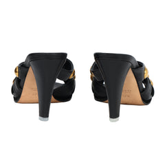 GUCCI EU 37.5 BABOUSKA STUDDED MULES