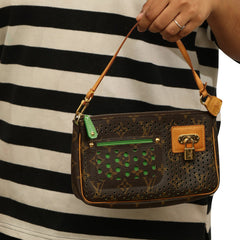 LOUIS VUITTON PERFORATED MONOGRAM POCHETTE ACCESSORIES BAG 