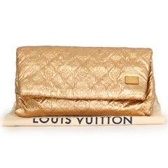 LOUIS VUITTON METALLIC GOLD LIMELIGHT CLUTCH