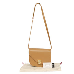 SALVATORE FERRAGAMO FIAMMA ASYMMETRIC CROSSBODY BAG