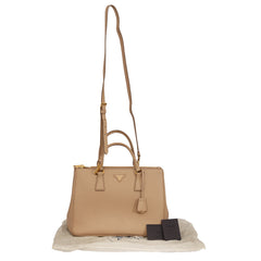 PRADA SAFFIANO LUX LEATHER GALLERIA BAG