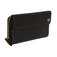 GUCCI INETRCONTINENTAL BLACK TRI FOLD WALLET