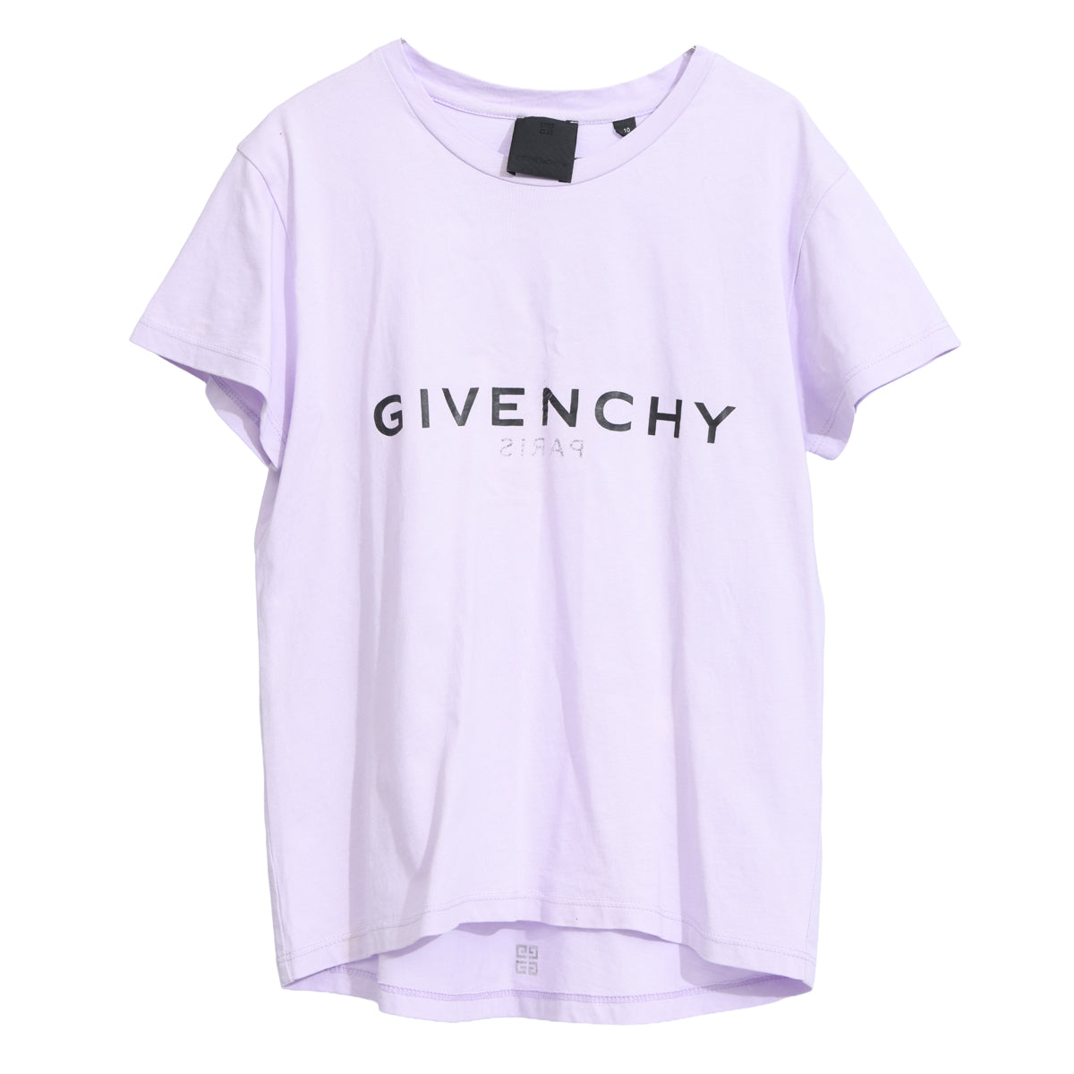 GIVENCHY SIZE : 10 – 11 YEARS LILAC LOGO PRINT T-SHIRT