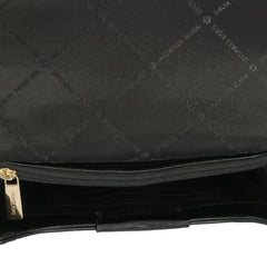 MICHAEL KORS SONIA CROC-EMBOSSED FAUX LEATHER SHOULDER BAG
