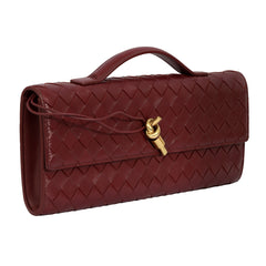 BOTTEGA VENETA INTRECCIATO ANDIAMO TOP HANDLE CLUTCH