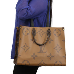LOUIS VUITTON ON THE GO GM TOTE BAG
