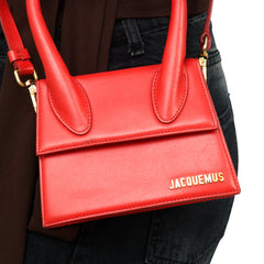 JACQUEMUS LE CHIQUITOS RED CROSSBODY