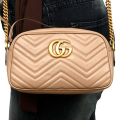 Gucci GG Marmont Matelassé Small Camera Bag