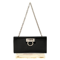 Salvatore Ferragamo Gancini Chain Clutch