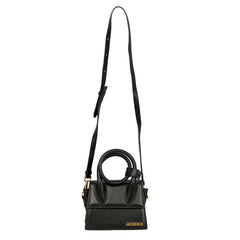 JACQUEMUS LE CHIQUITOS NOEUD BLACK CROSSBODY