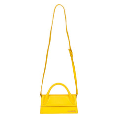 JACQUEMUS LE LONG CHIQUITOS YELLOW CROSSBODY