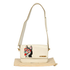 JACQUEMUS HUSKY PRINT FLAP HANDBAG
