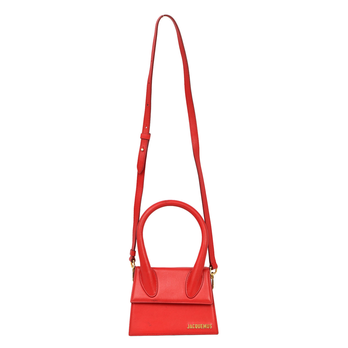 JACQUEMUS LE CHIQUITOS RED CROSSBODY