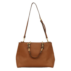 Michael Kors Cynthia Medium Leather Satchel Bag