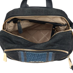 Michael Kors Rhea Denim Logo Backpack