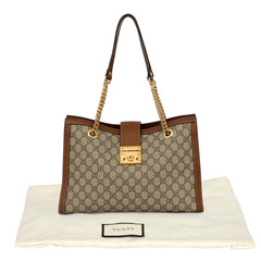 Gucci Padlock GG Supreme Tote Bag