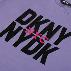 DKNY Kid’s Size: 10 Years Purple Crop Polo T Shirt