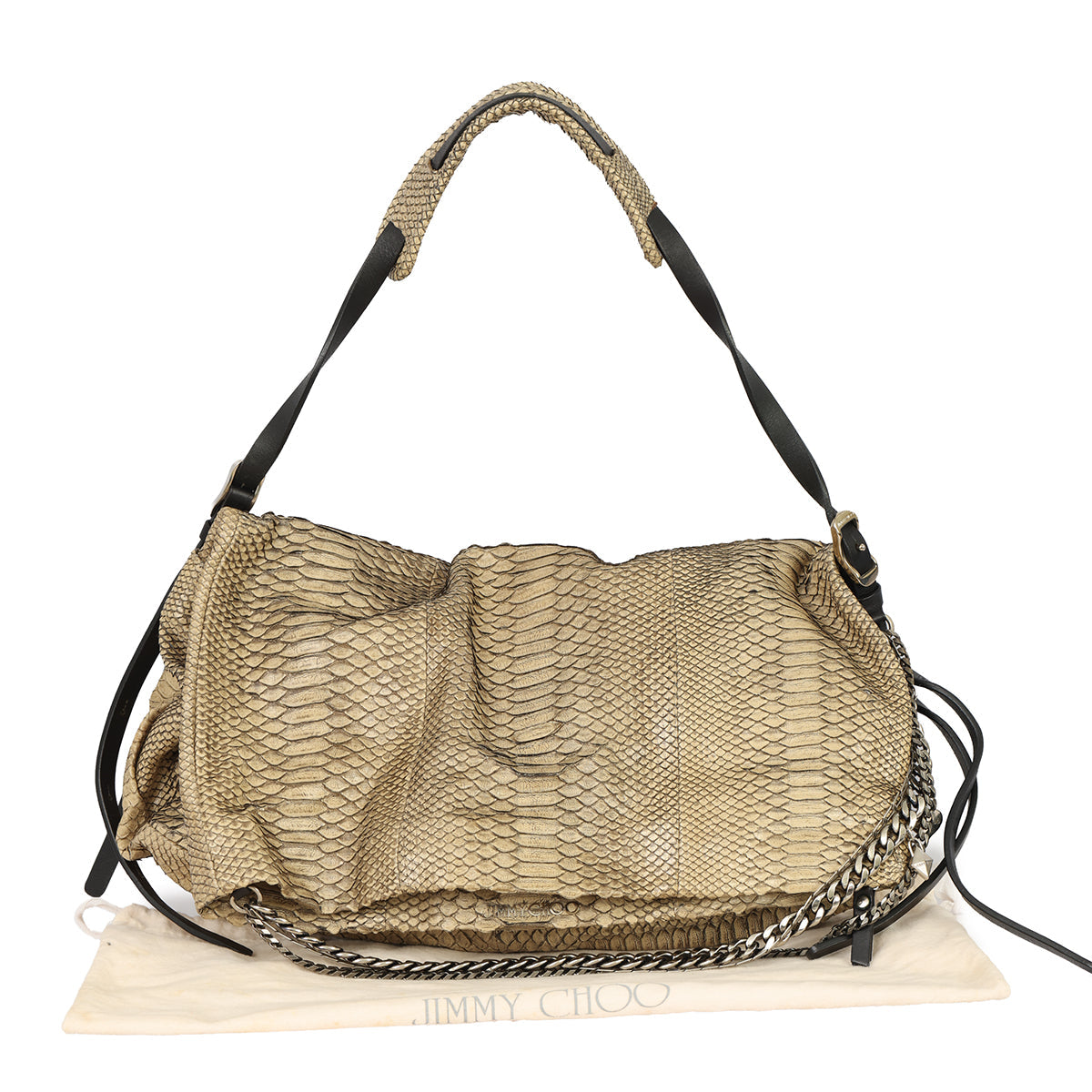 JIMMY CHOO PYTHONLEATHER BAG 