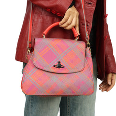 VIVIENNE WESTWOOD DERBY ORB PLATE  2WAY SHOULDERBAG 