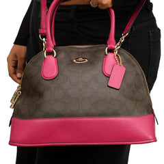 Coach Cora Domed Satchel Handbag