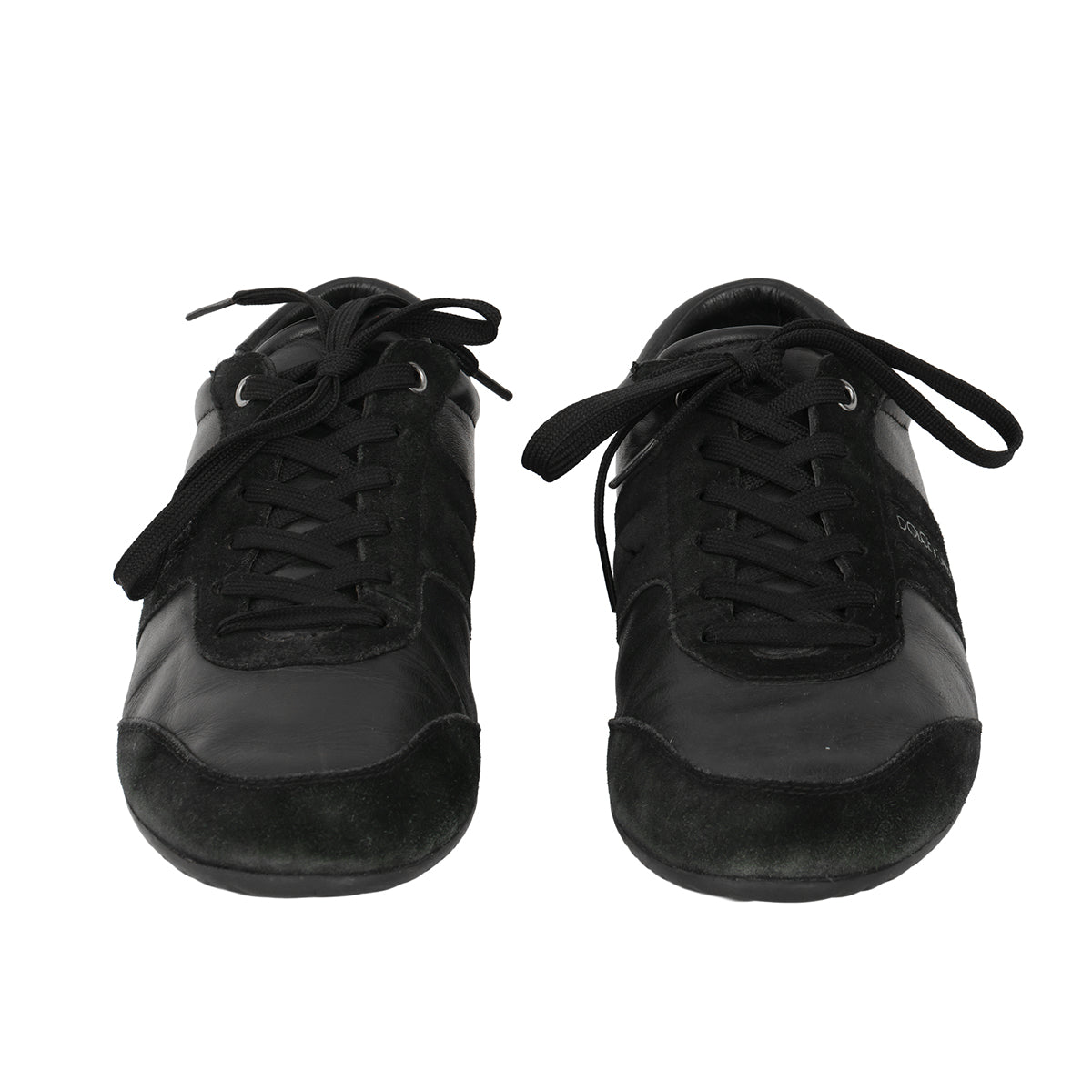 DOLCE & GABANNA EU- 36 LOW-TOP LEATHER SUEDE SNEAKERS 