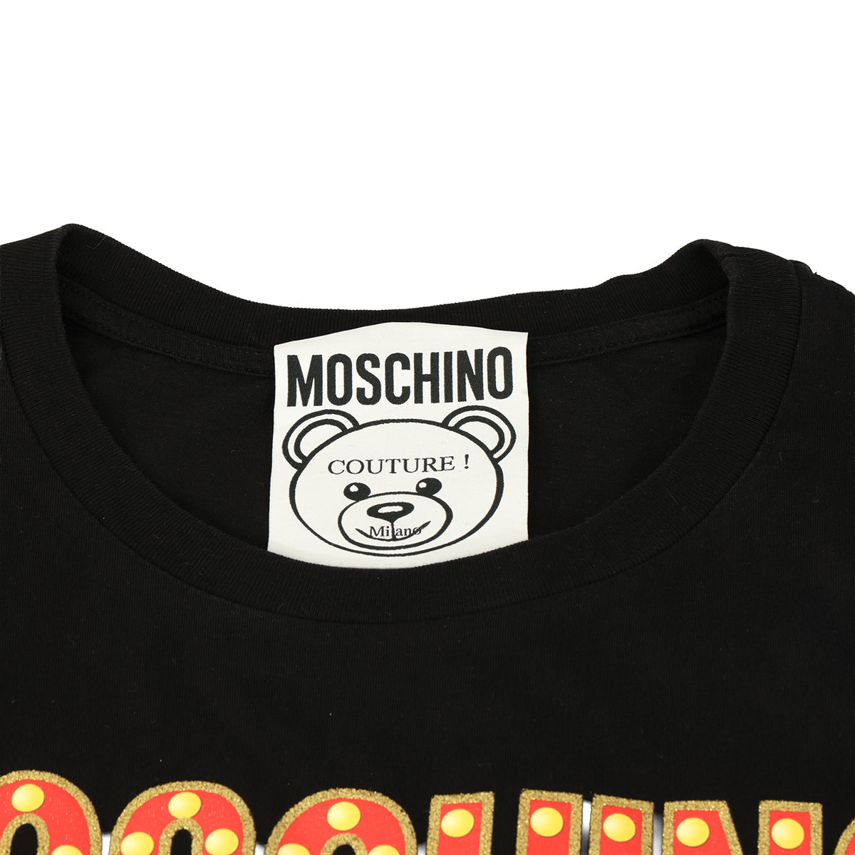 MOSCHINO SIZE: S TEDDY BEAR GRAPHIC PRINT WOMEN’S T-SHIRT 