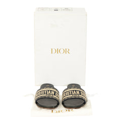 CHRISTIAN DIOR EU-37.5 DWAY SLIDES 