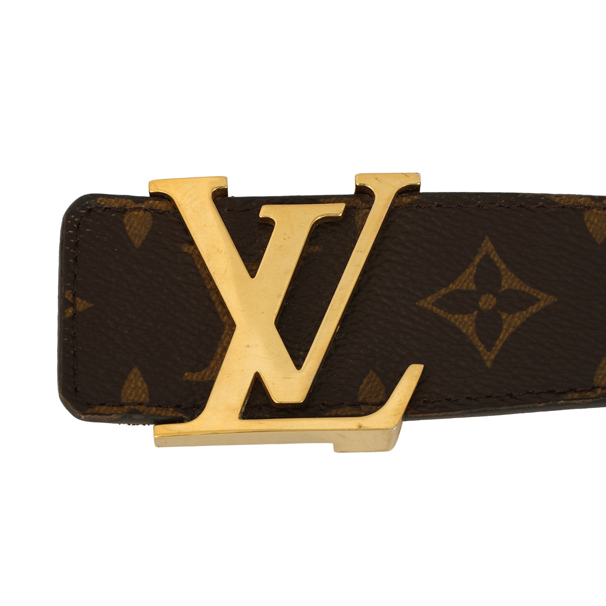 LOUIS VUITTON 90 CM I 36 INCHES MONOGRAM INTERLOCKING BUCKLE BELT 