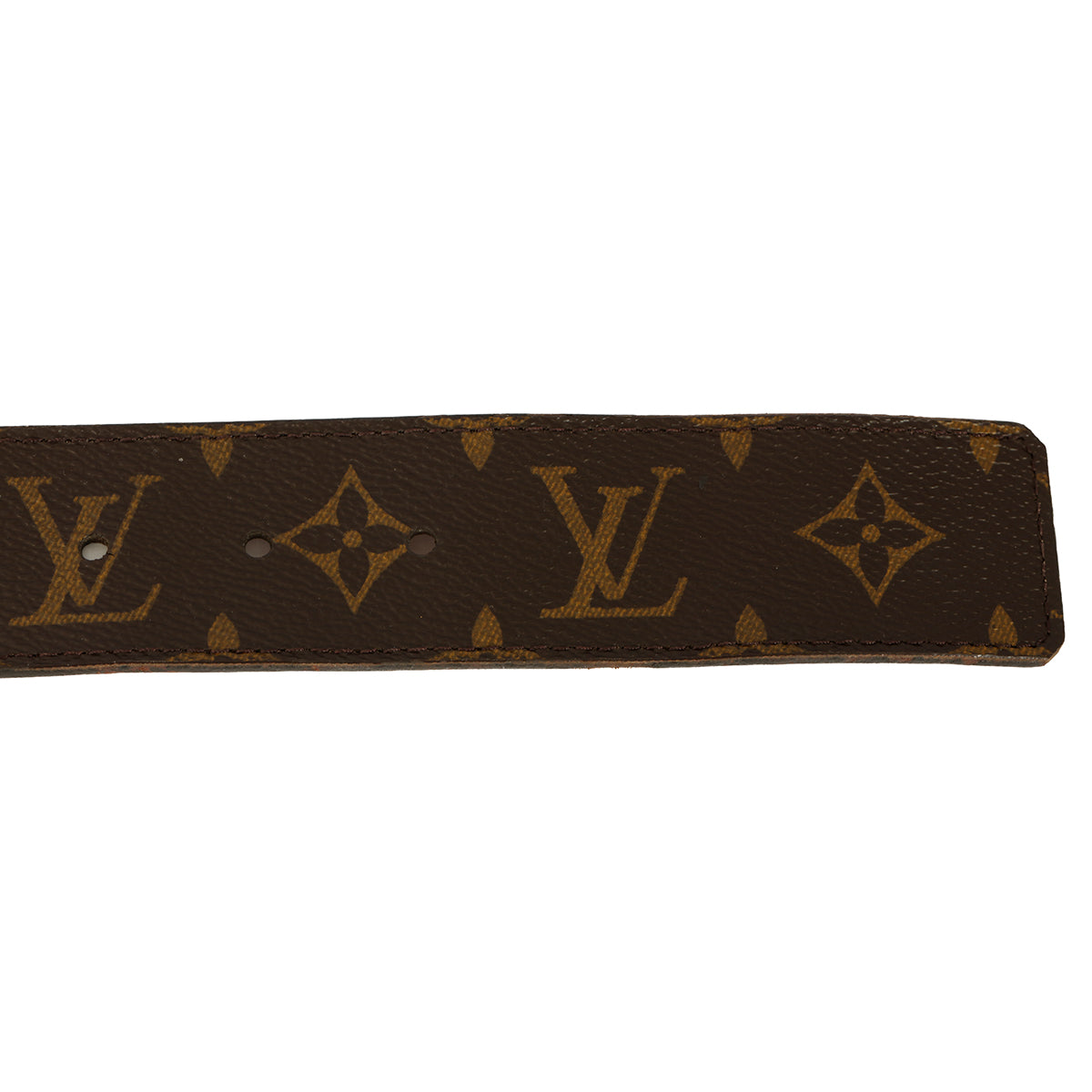 LOUIS VUITTON 90 CM I 36 INCHES MONOGRAM INTERLOCKING BUCKLE BELT 