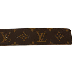 LOUIS VUITTON 90 CM I 36 INCHES MONOGRAM INTERLOCKING BUCKLE BELT 
