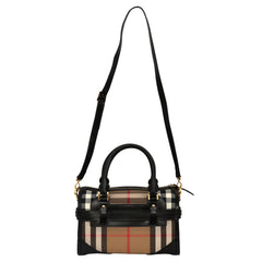 BURBERRY HOUSE CHECK BRIDLE ALCHESTER BOWLING BAG