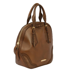 Burberry Small Orchard Brogue Handbag